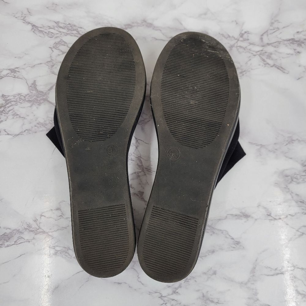 Faded Glory Vintage Y2K Women's Black Platform Slide Sandals - Picture 10 of 11